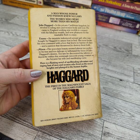 Haggard by Christopher Nicole 1st‎ Print 1980 Signet Paperback Romance READER - Picture 10 of 12